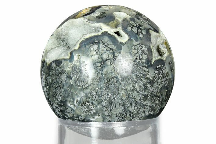 Colorful Polished Marcasite Agate Sphere - Indonesia #330211